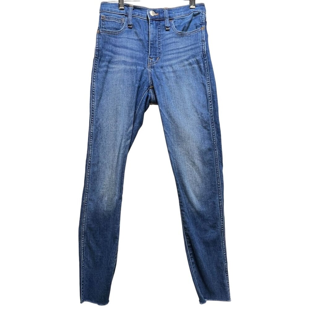 Madewell Women's 10" Roadtripper High Rise Skinny Jeans Stretch Denim Sz 24 Blue